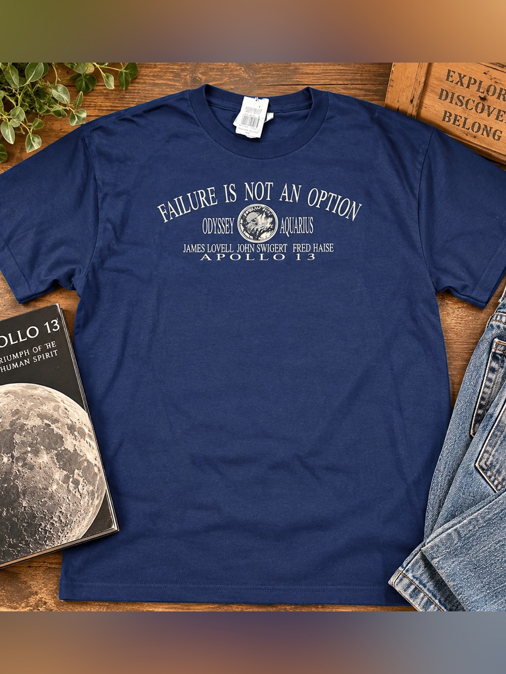 Apollo 13 “Failure Is Not an Option” Graphic Tee – NWT Size Large